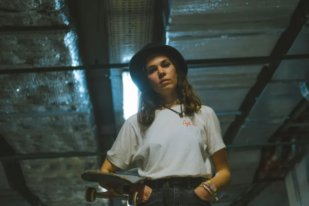 She's confident without being showy