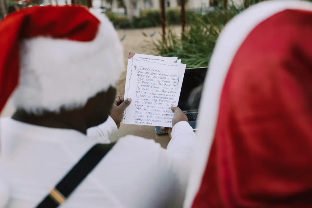 Write Letters to Each Other & Open Next Christmas